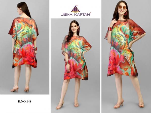 Jelite Kurti Kaftan 6 Printed Polyester Designer Kaftan Collection